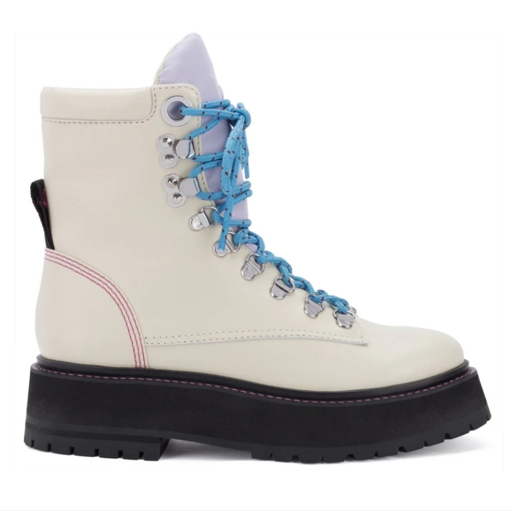 LARROUDE Jordan Boot In Ivory Leather